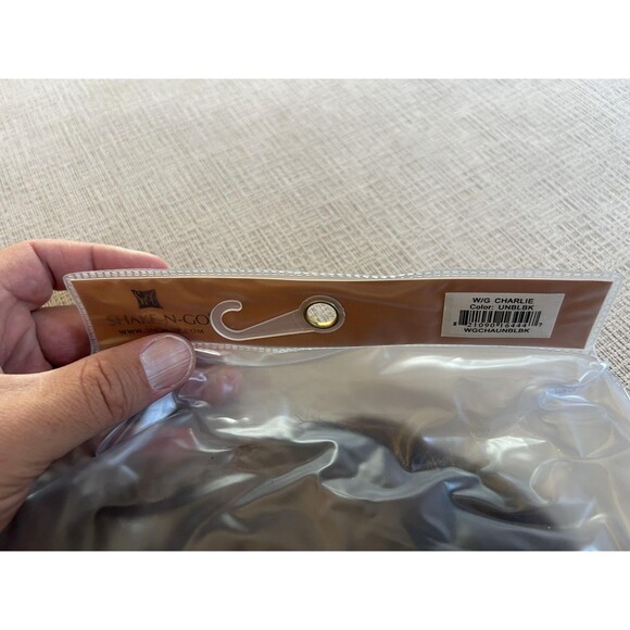 Shake-N-Go Wig Charlie UNBLBK Natural Black Hairpiece Synthetic New - Picture 3 of 4